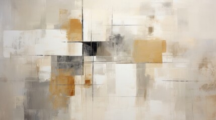 Abstract Watercolor background, wallpaper,Minimalist Boho style, shades of beige, cream, soft brown, linen texture,copy space	


