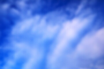 白い雲をぼかした背景素材