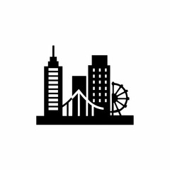 Obraz premium creative details Cityscape Icon Vector Illustration