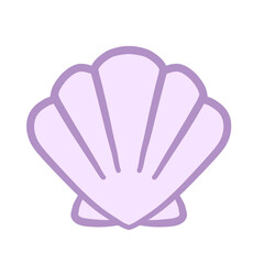 purple seashell 