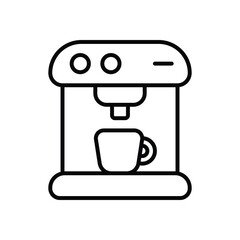 Coffee Maker icon vector stock illustration