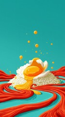 トロトロ卵のふんわりオムレツ