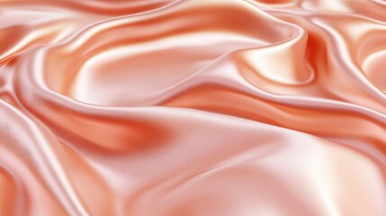Fototapeta premium Smooth peach and pink pastel gradient background with sweet romantic ambiance and large copy space