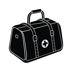 Isolated Doctor Bag on White Background