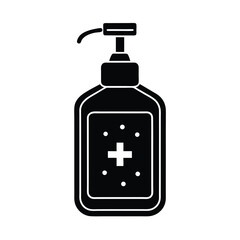 Isolated Hand Sanitizer on White Background