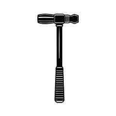 Isolated Reflex Hammer on White Background