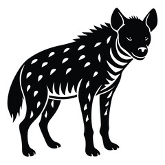 hyaena vector silhouette