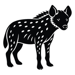 hyaena vector silhouette