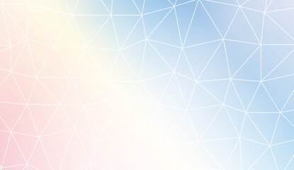 Fototapeta premium Decorative pattern with triangles style. Template for wallpaper, interior design, decoration, scrapbooking page. Vector illustration. Creative gradient color.