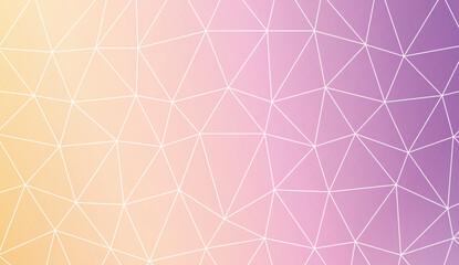 Decorative pattern with triangles style. Background for your business project. Advert, template screen. Vector illustration. Creative gradient color.