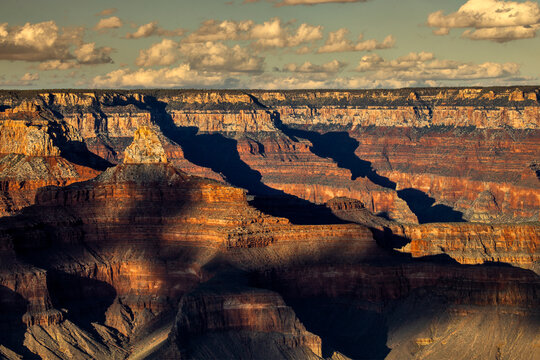Sunset from south rim, Grand Canyon National Park, Arizona
