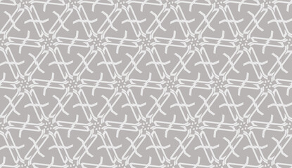 Hipster pattern with polygonal elements. Triangles style. Vector illustration. Light grey, brown color. Background for your business project. Advert, template screen. Seamless