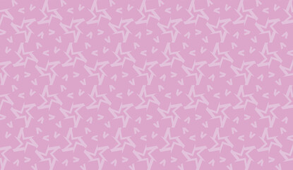 Vector illustration with modern decorative pattern in triangles style. Illusion curved line. For interior wallpaper, smart design, fashion print. Light purple color. Seamless