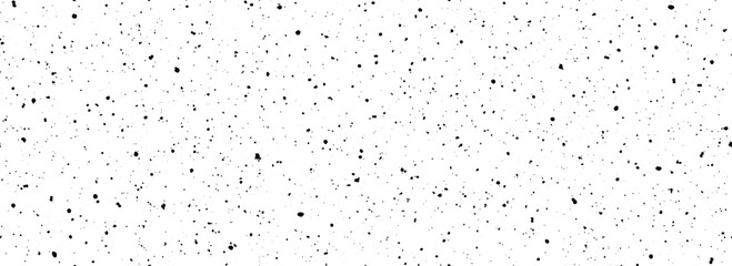 Seamless splattered speckle texture. Grunge splashed dot repeated wallpaper. Distress grain noisy dirt background. Small particles, mottles and sprinkles overlay backdrop. Vector dust and grit texture