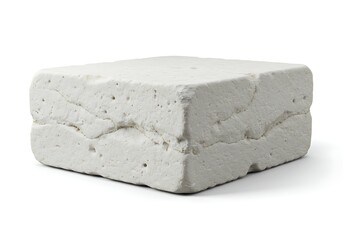 Two bricks isolated on white background