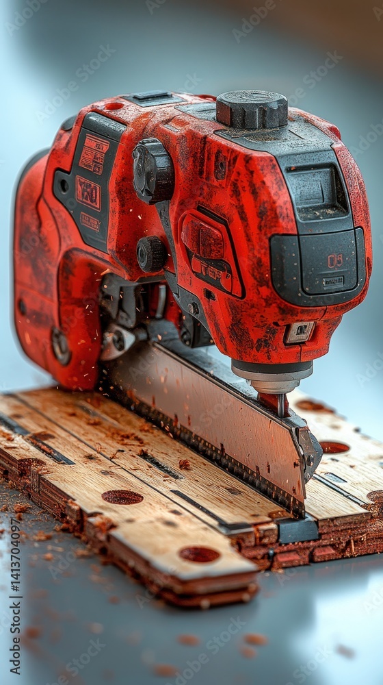 Poster cnc router carving wood: precision and detail in action