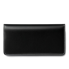 Fototapeta premium Timeless Elegance: The Classic Sophistication of a Black Leather Wallet
