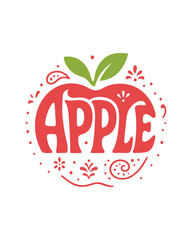 Obraz premium Decorative design of an apple