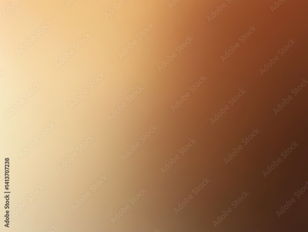 Aufkleber smooth brown and beige gradient creates a warm, inviting background perfect for website design or pr