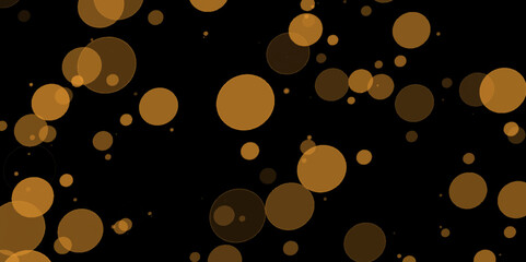 Multicolor bokeh, raining light, blurry lights, blurry background, rainbow confettis on a black background, Gold glitter confetti, great design for any purpose. Yellow glitter boke backgrParty decor. 