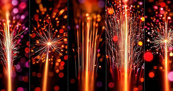 Fireworks Sync with Festive Music