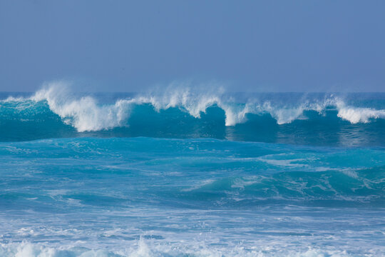 Kona coast waves, Big Island of Hawaii, USA