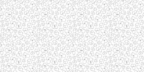 Popcorn pattern Background. doodle popcorn. popcorn seamless pattern background. Popcorn pattern for packaging snacks. Popcorn fluffy flakes pattern.