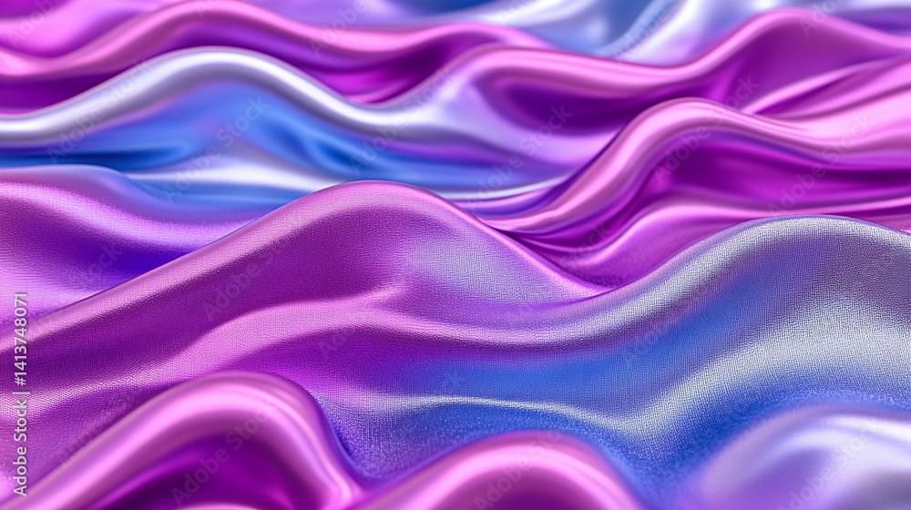 Poster futuristic laser-assisted nanomaterials digital design studio 3d visualization abstract environment 