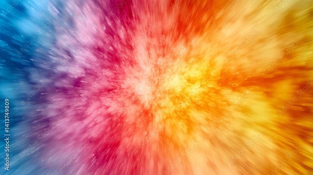 Poster soft color blurred gradient background featuring bright and vibrant hues seamlessly blending togethe