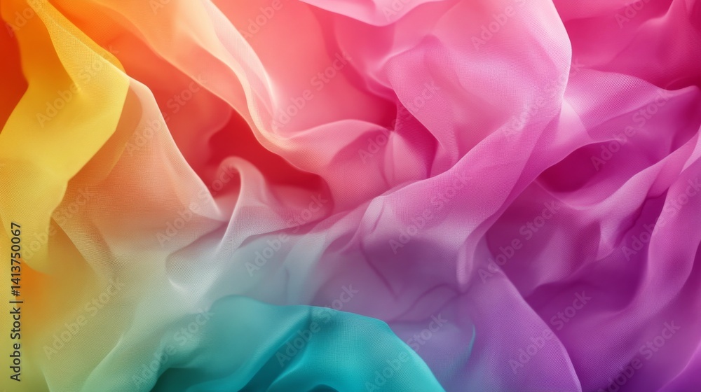 Poster soft color blurred gradient background featuring bright and vibrant hues seamlessly blending togethe