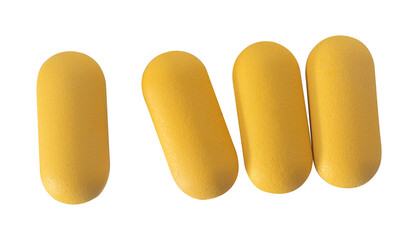 antibiotic capsules in neat bunch