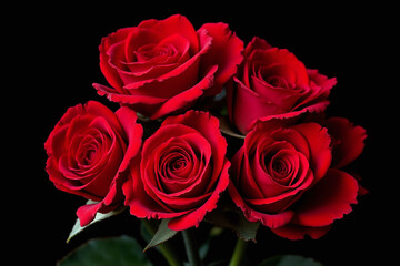 bunch of red roses sitting on top of a table11