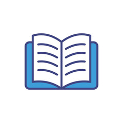 Reading icon vector stock illustration