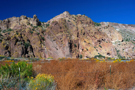USA, Nevada, Elgin. Rainbow Canyon