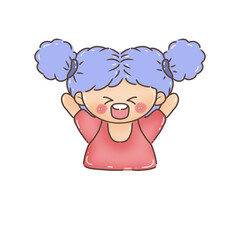 little girl cartoon 