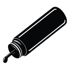 Isolated Glue Stick on White Background