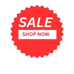 Sale logo isolated on white 