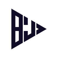 triangle letter logo design