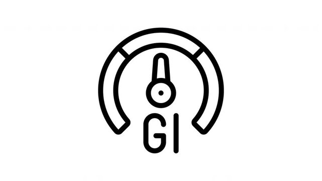glycemic index animated icon