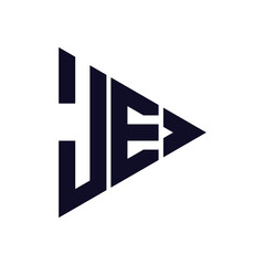 triangle letter logo design