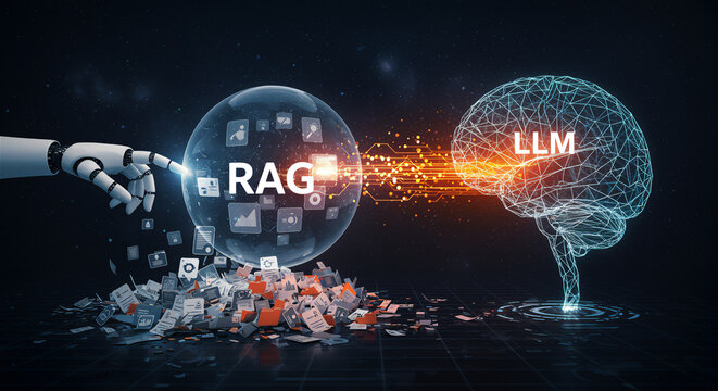 When RAG Empowers LLM: Intelligence Beyond Training
RAG × LLM：知識の拡張が創造性を超える瞬間



