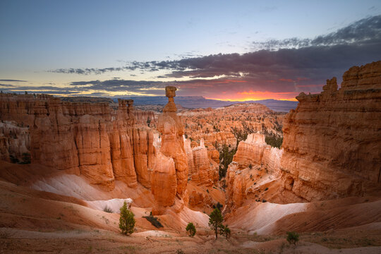 Thor's Hammer at sunrise Bryce Canyon National Park, Utah