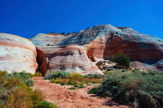 USA, Utah, Kanab, White House Campground and Trailhead Area