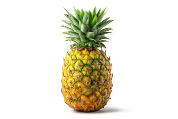 Fototapeta premium Ripe Pineapple: A Vibrant, Golden Still Life