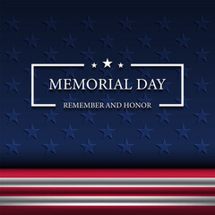 Memorial day background design