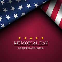 Memorial day background design