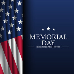 Memorial day background design