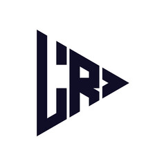 triangle letter logo design