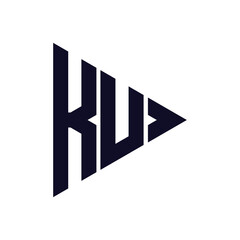 triangle letter logo design