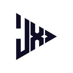 triangle letter logo design